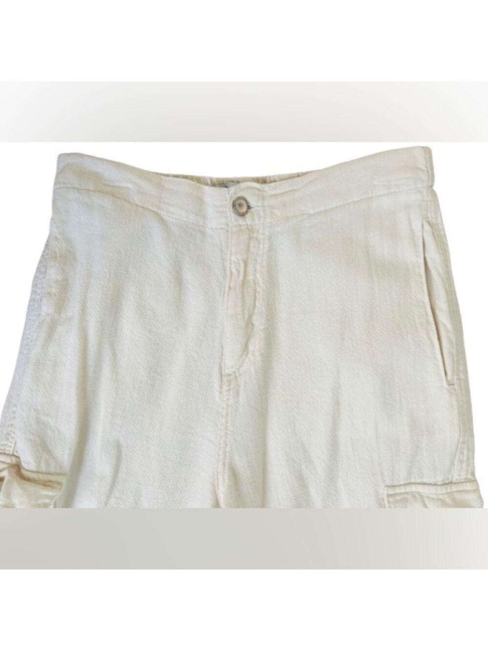 Zara Linen Cargo Jogger Pants In Cream
Size 6 - Picture 4 of 7